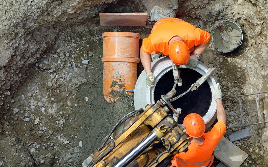 assainissement canalisation Achères